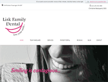 Tablet Screenshot of liskfamilydental.com